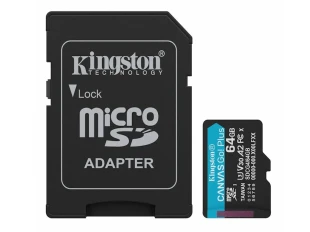 Kingston Memorije kartice KINGSTON SDCG4/64GB/Canvas Go! Plus/microSD/200/100MB/s/+adapter